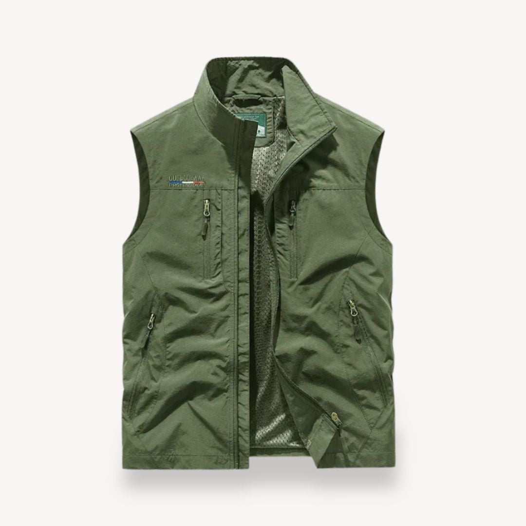 Breathable Mens Casual Sleeveless Jacket