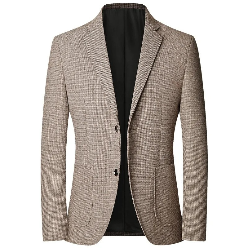 Traditional Style Two Button Mens Blazer