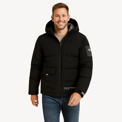 Warm Men's Down Winter Parka Coat - OutfitLondon
