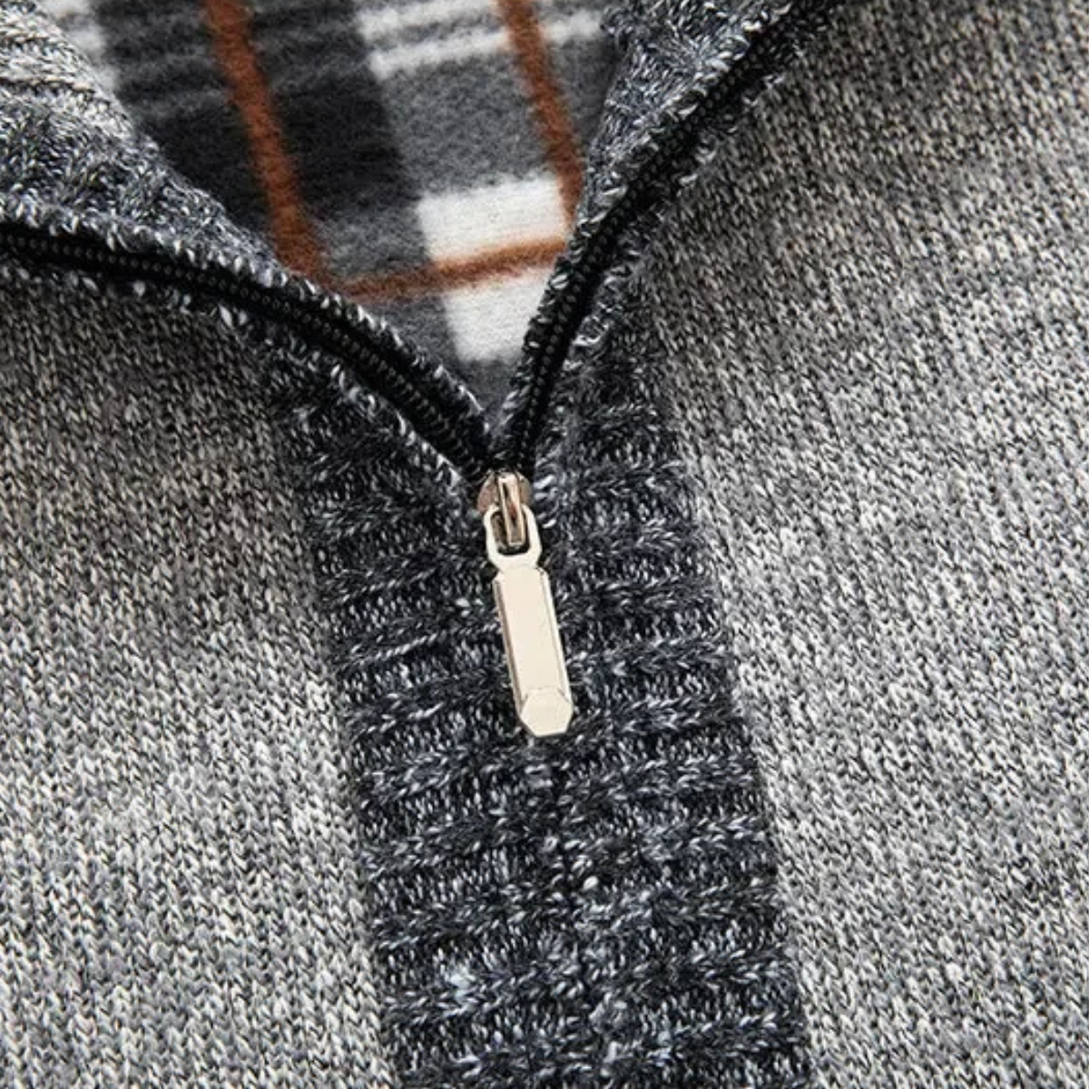 Thick Insulated Men's Fleece Lined Zip Up Jacket