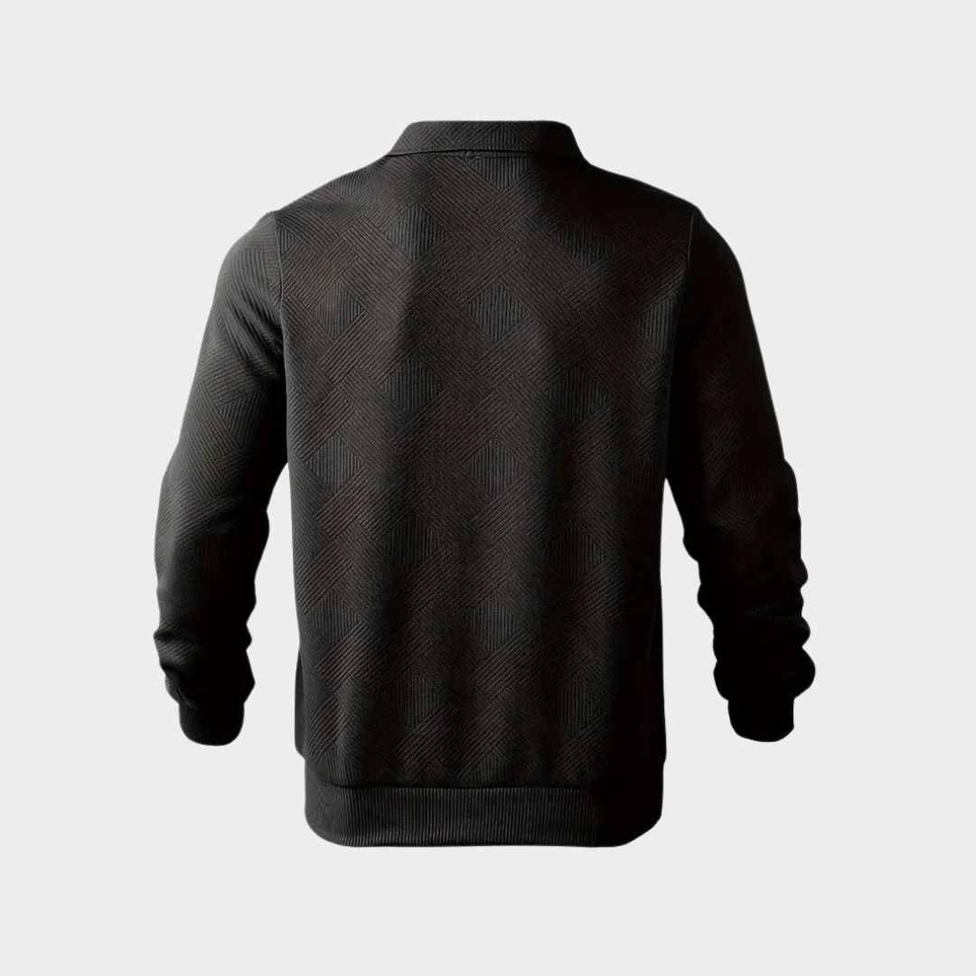 Koen | Classic Warm Quarter Zip Sweater for Men