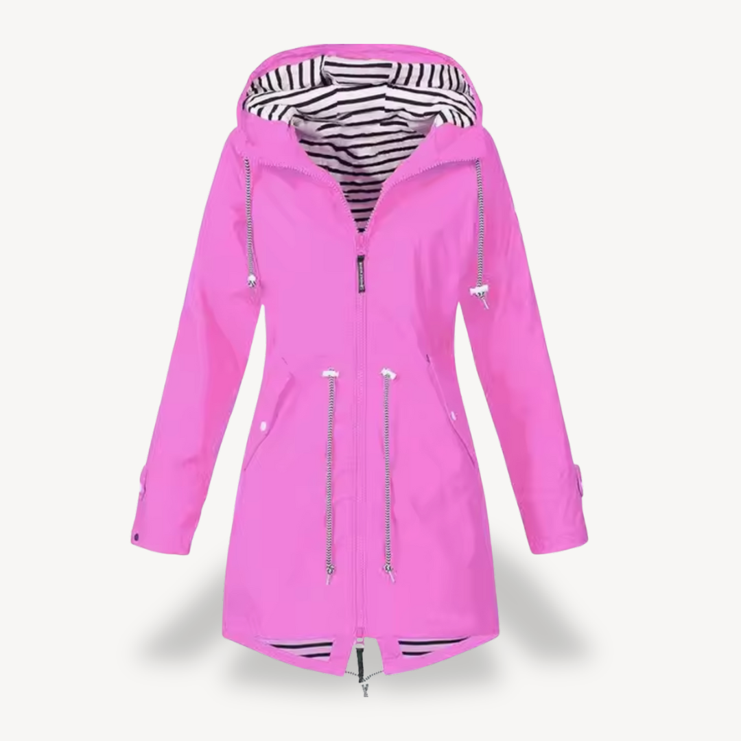 Ladies' Breathable Raincoat with Hood