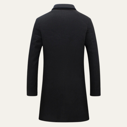 Classic Mens Stylish Wool Overcoat