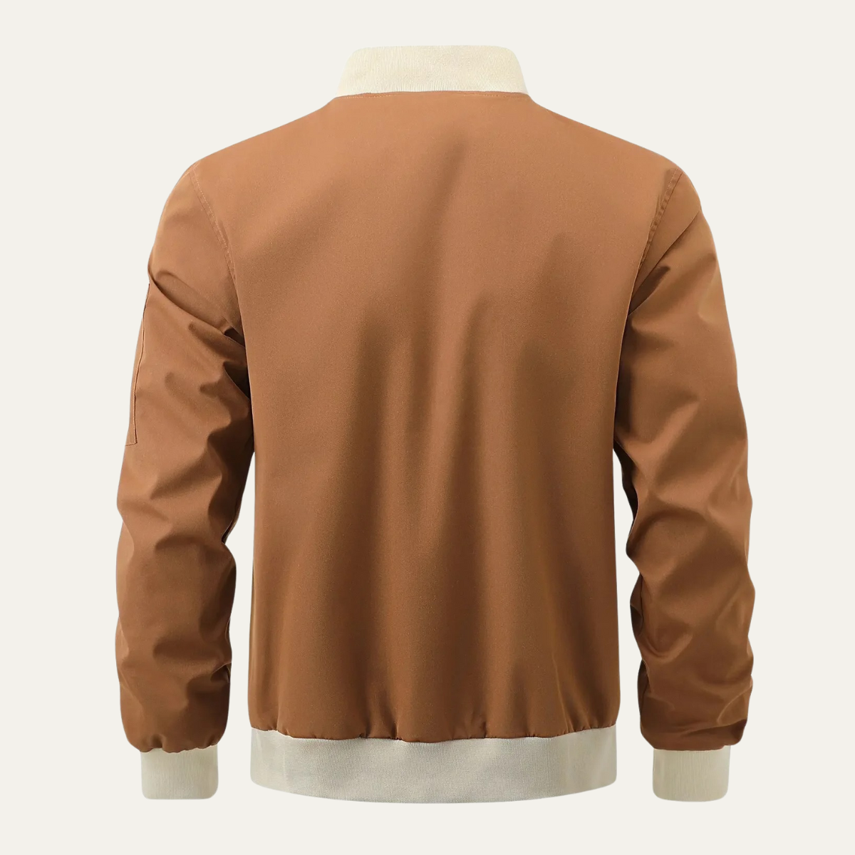 Men's Relaxed Fit Zipper Bomber Jacket