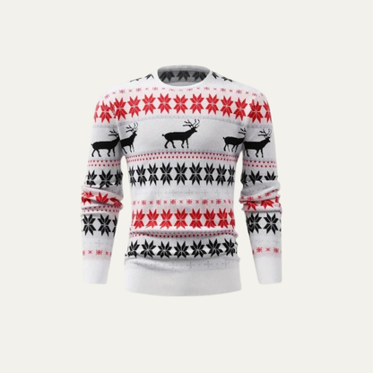 Men's Fun Holiday Snowman Sweater - OutfitLondon