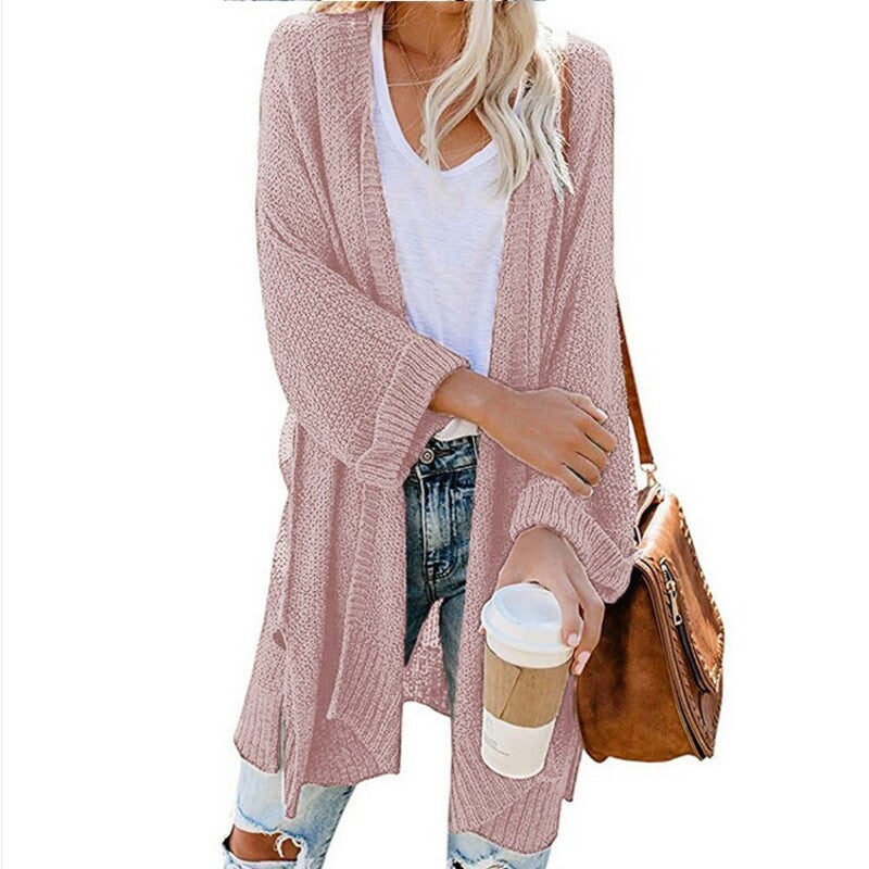 Soft Women's Pocket Open Cardigan Sweater