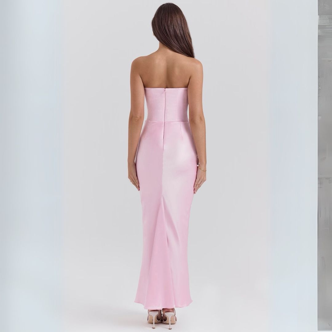 Elegant Sleeveless Lace Maxi Dress for Women
