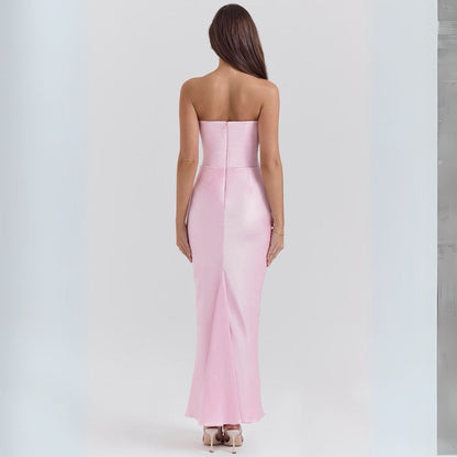 Elegant Sleeveless Lace Maxi Dress for Women