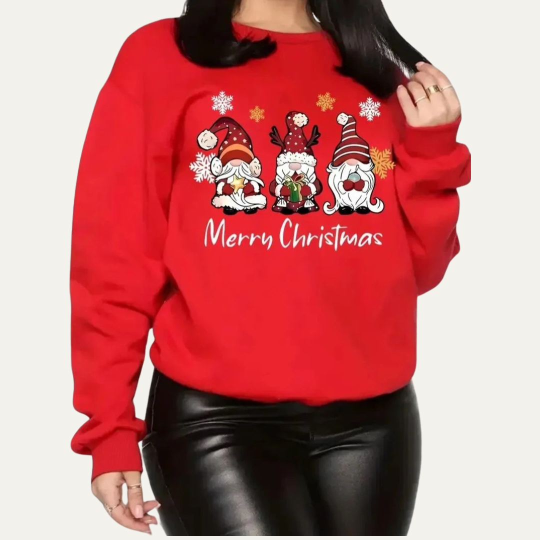 Fun Holiday Gnome Mens Sweatshirt