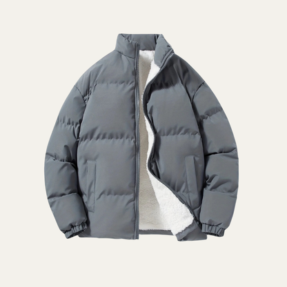 Men's Warm Fleece Lined Puffer Coat
