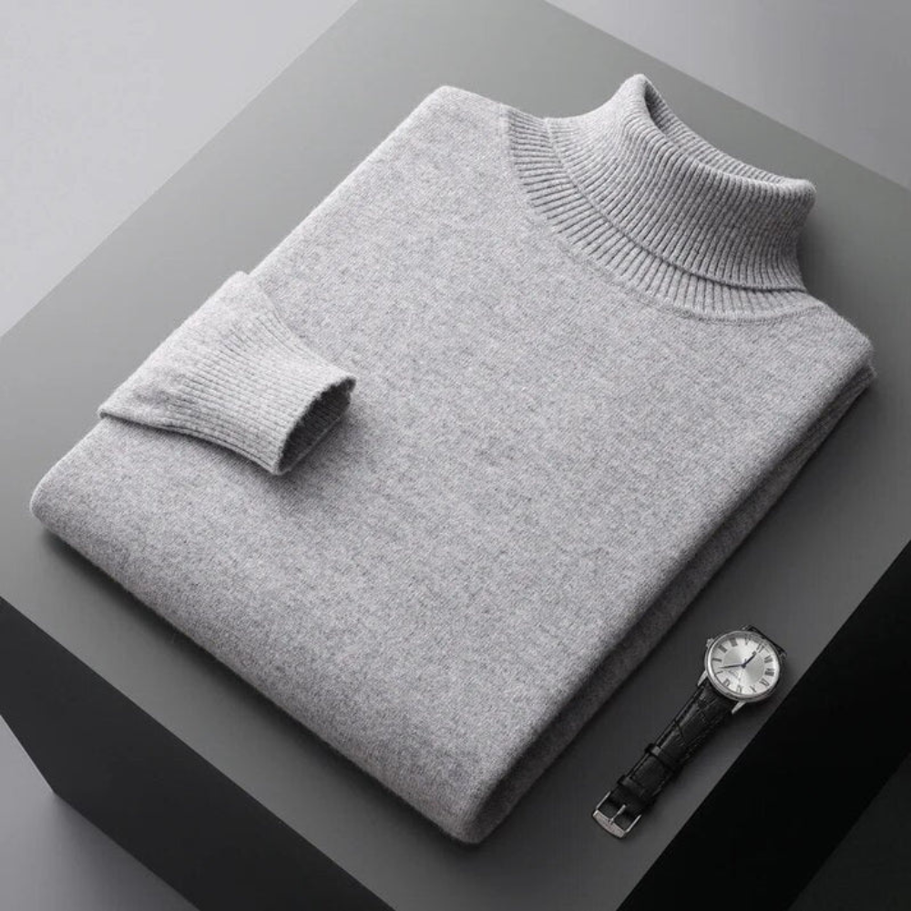 Thick Knit Crew Neck Men's Sweater