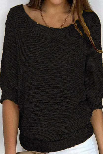 Relaxed Fit Women's Batwing Sweater