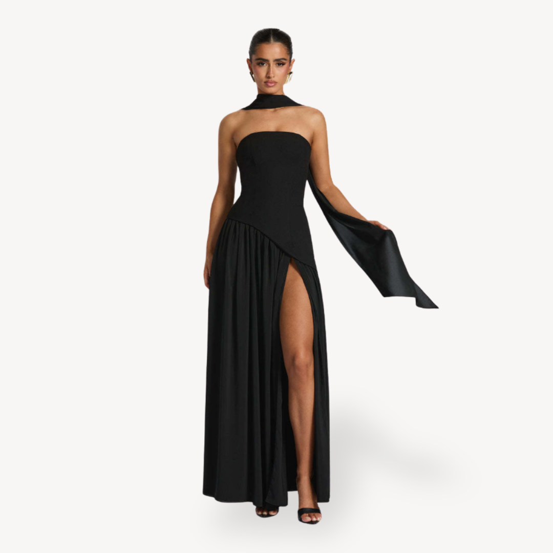 Sleeveless High Slit Maxi Dress for Women