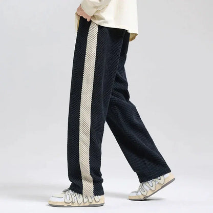 Trendy Textured Corduroy Jogger Pants