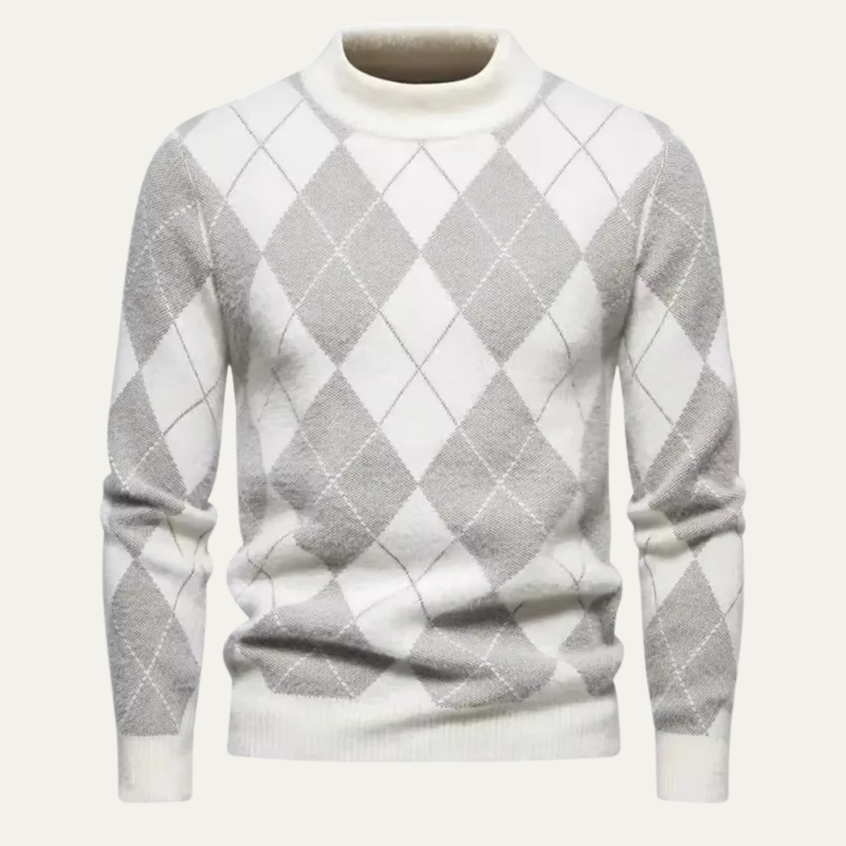 Cozy Men's Fleece Crew Neck Sweater