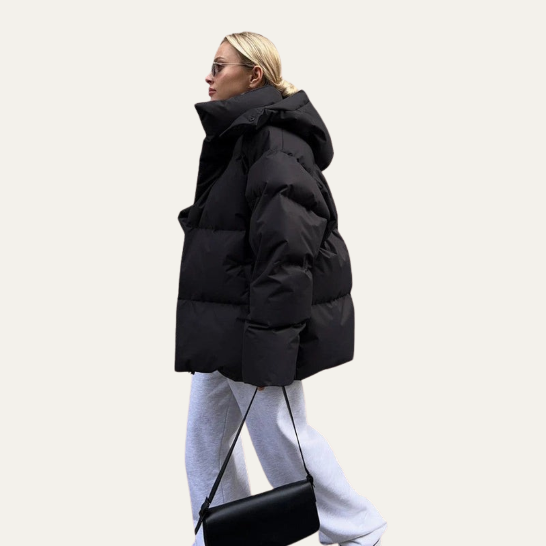 Women's Plus Size Warm Puffer Coat