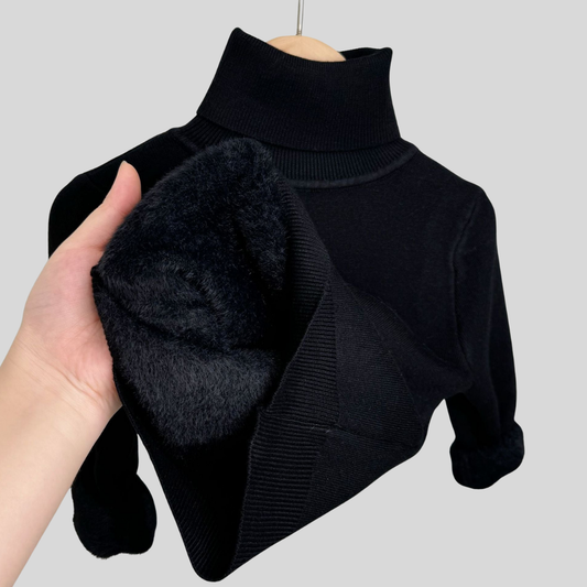 Soft Fleece Winter Knit Sweater - OutfitLondon