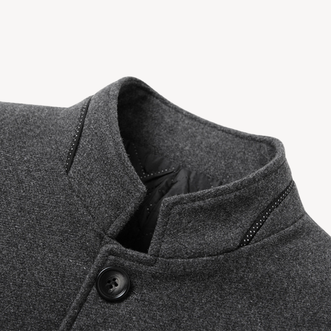 Relaxed Fit Mens Wool Jacket