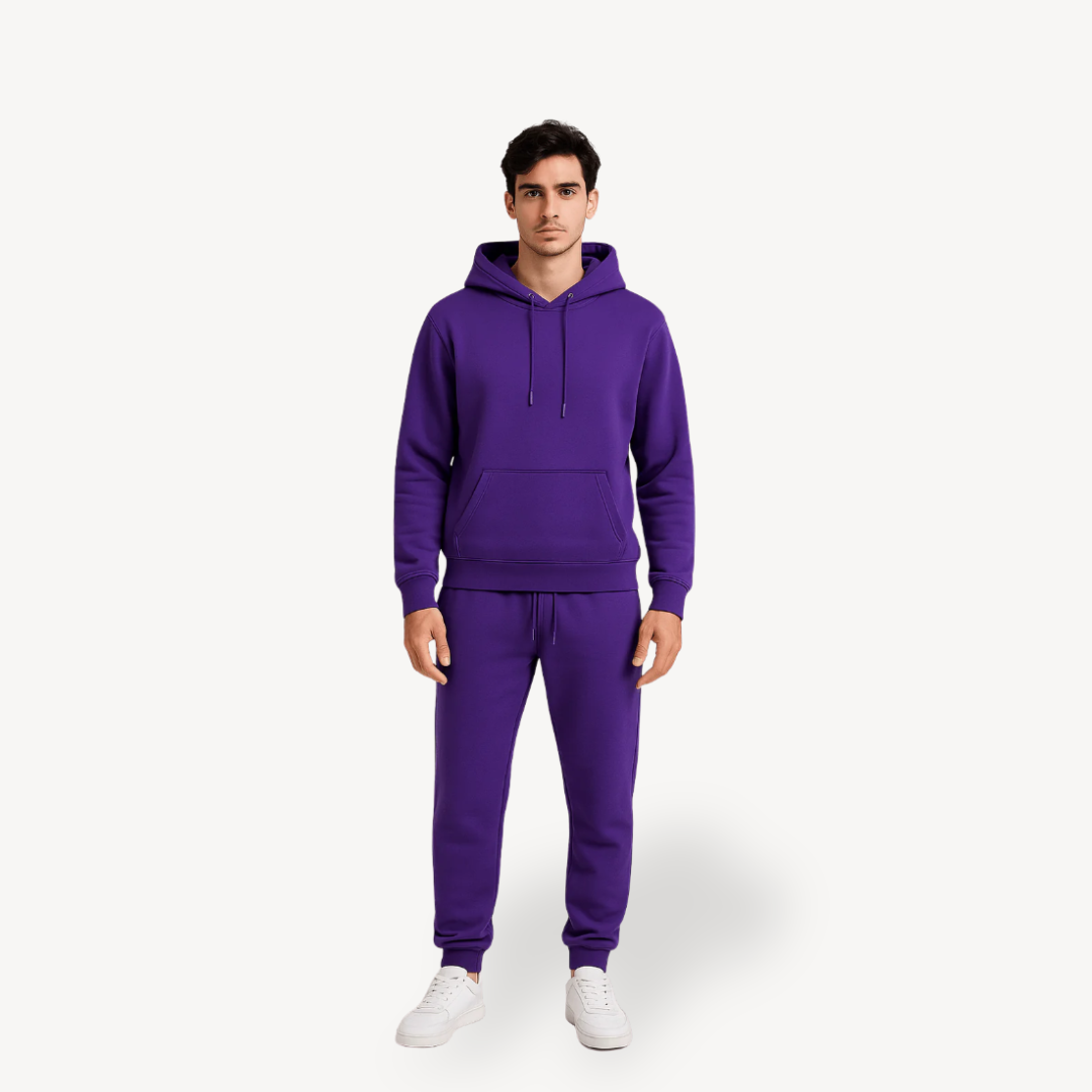 Comfy Cotton Sweatpants Hoodie Set