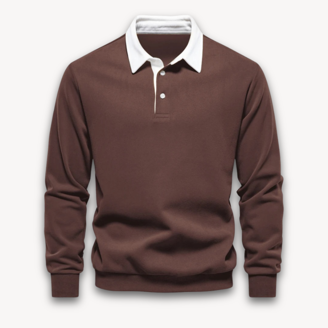Men's Traditional Striped Polo Shirt