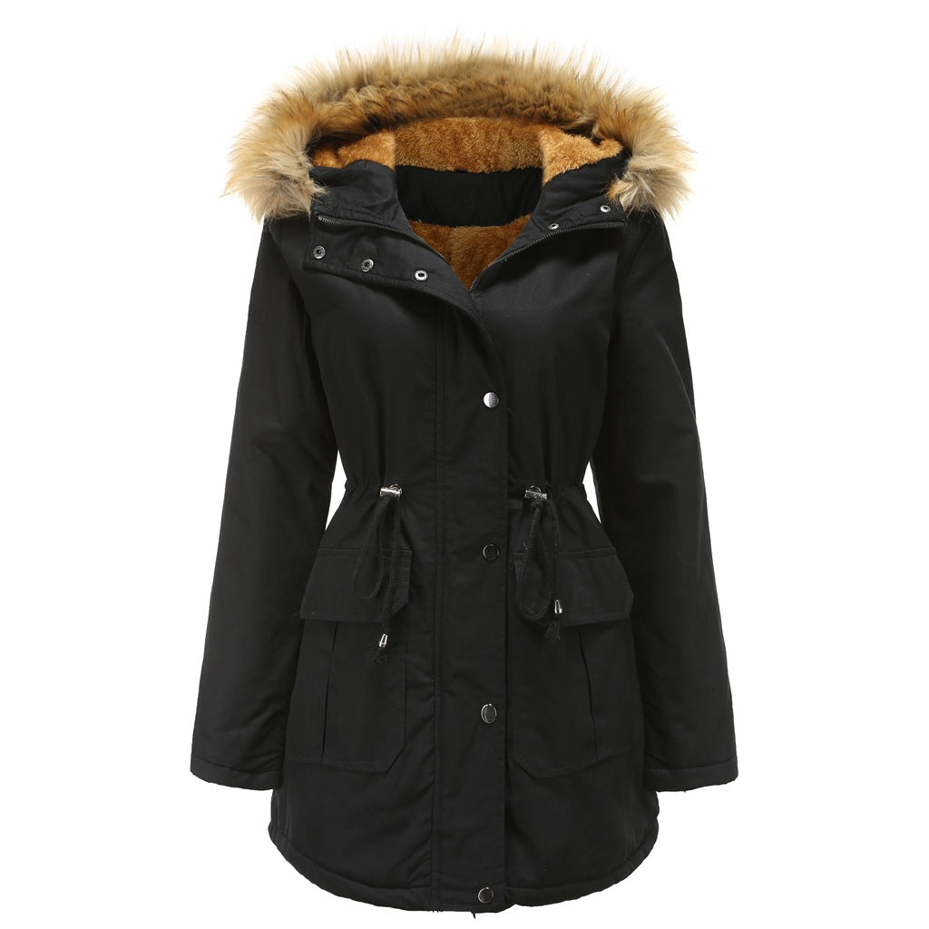 Cozy Waterproof Ladies Winter Parka Jacket