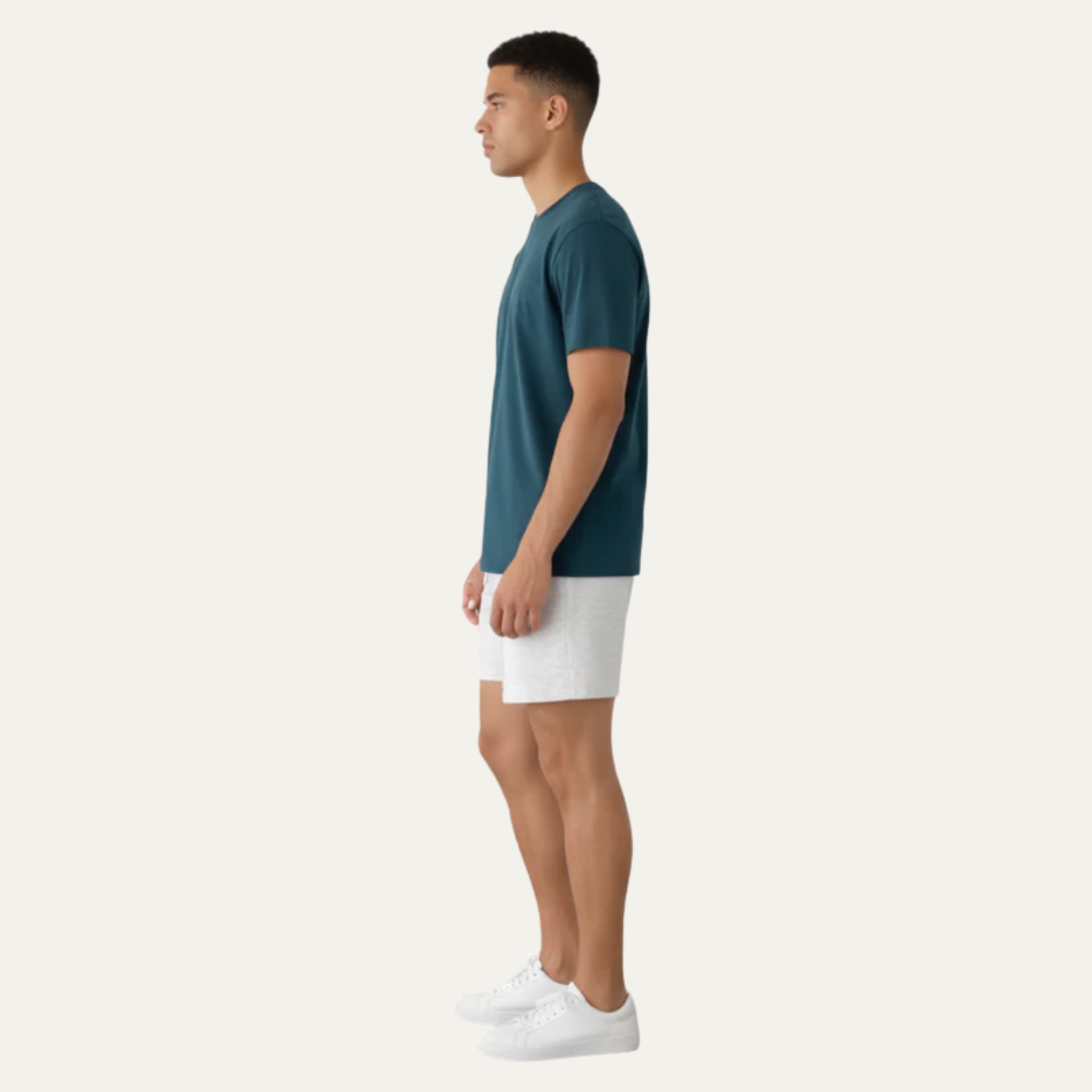 Men's Relaxed Fit Knee Length Cotton Shorts
