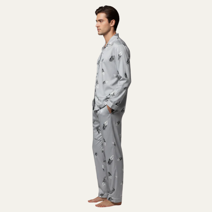 Classic Plaid Sleepwear Set for Men