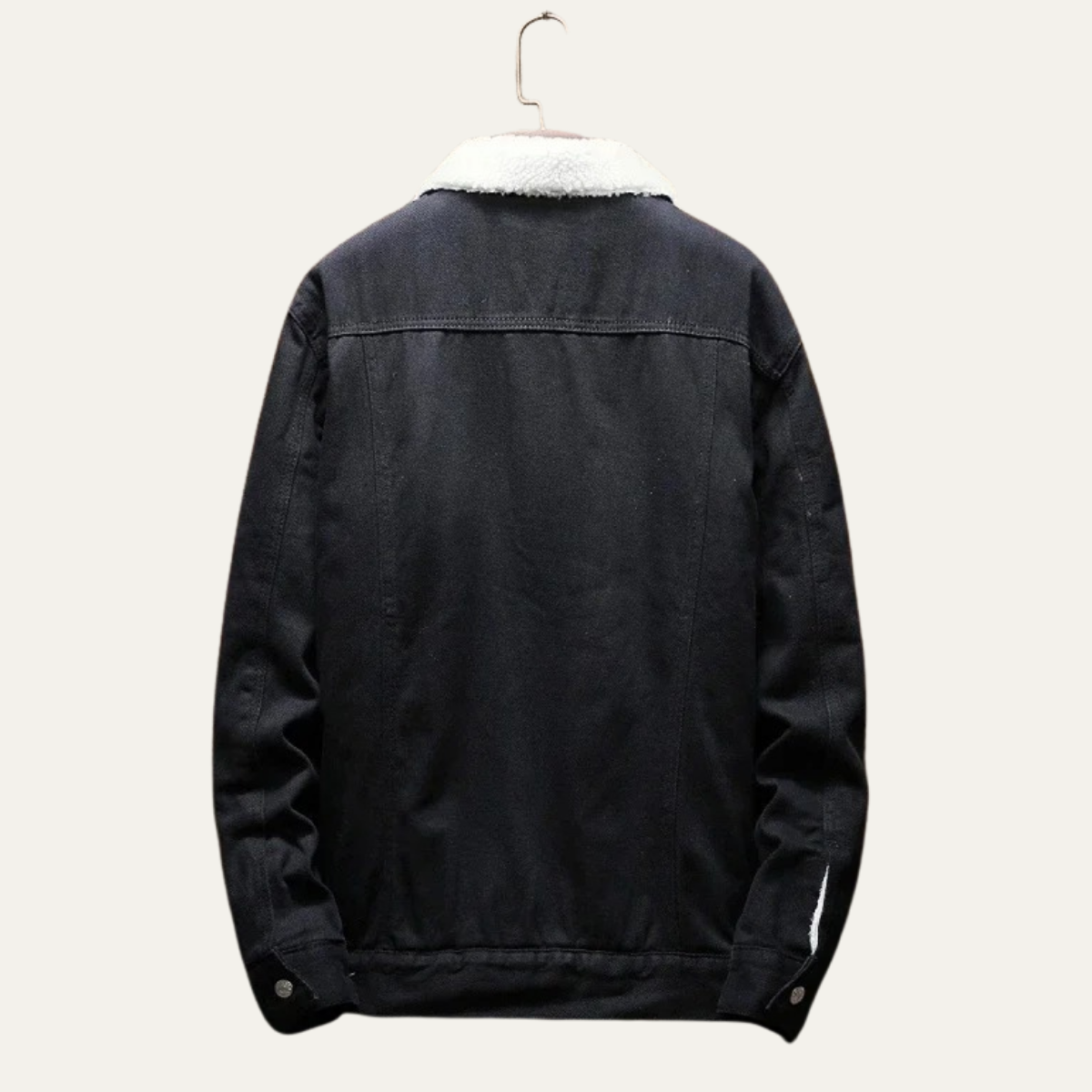 Warm Insulated Denim Jacket for Men