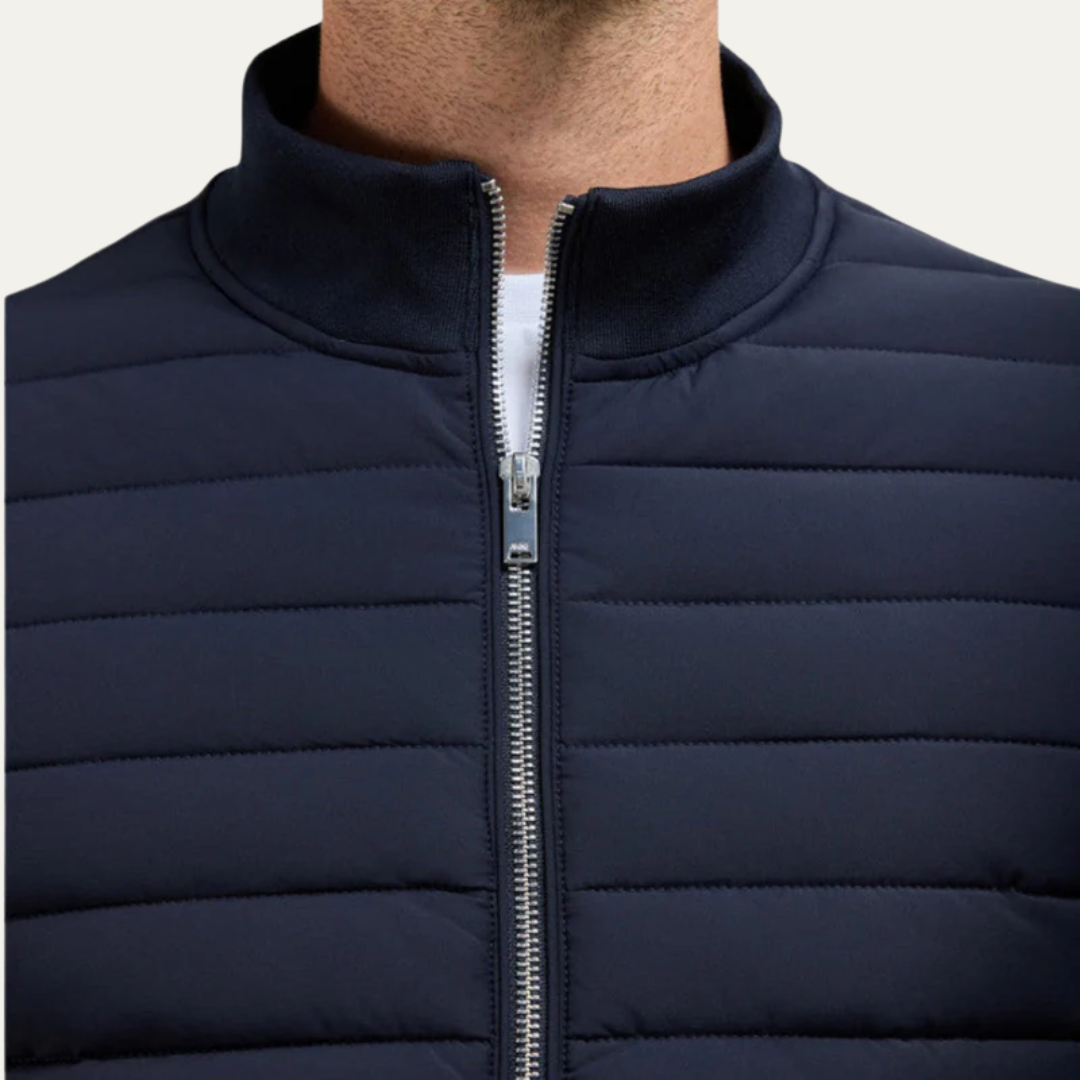 Rugged Men's Sherpa Lined Denim Jacket