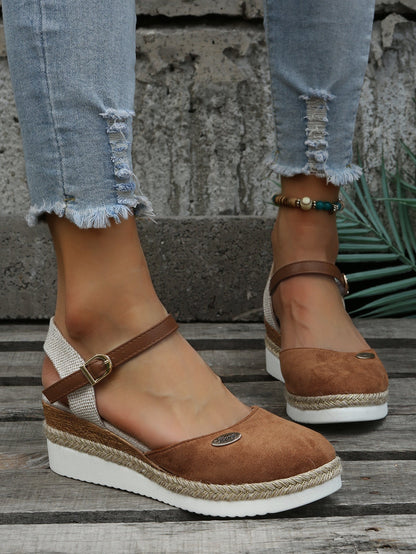 Vionna Women's Platform Espadrille Shoes - OutfitLondon