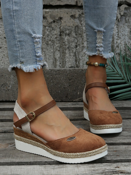 Vionna Women's Platform Espadrille Shoes - OutfitLondon