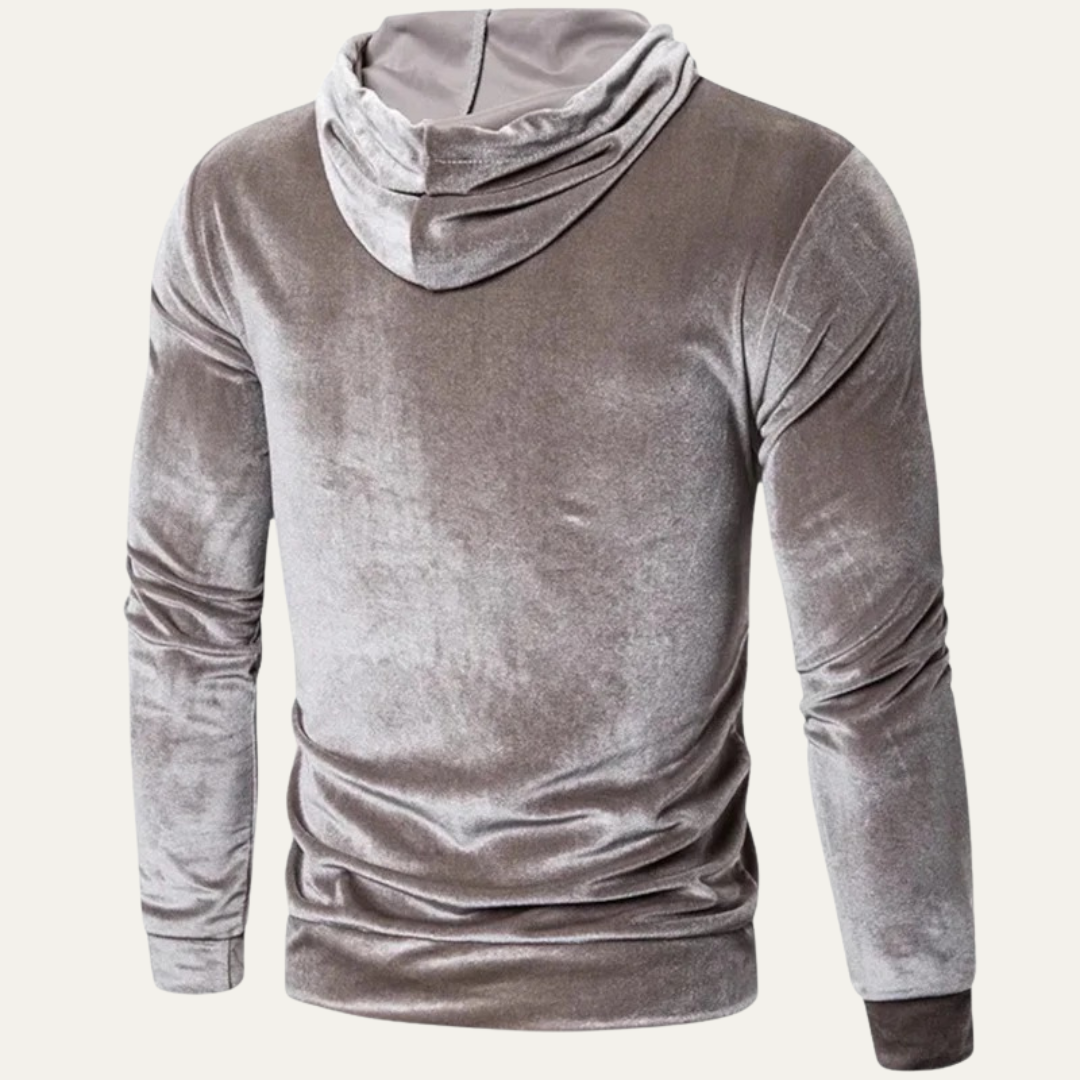 Soft Fleece Men's Hooded Sweatshirt with Pouch Pocket