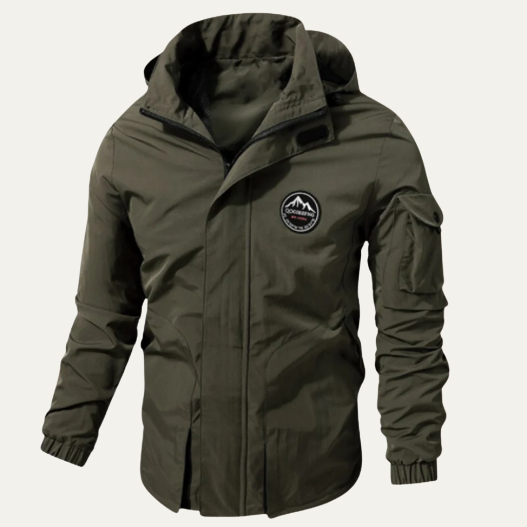 Rugged Outdoor Tactical Coat with Hood and Pockets - OutfitLondon