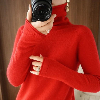 Cozy Women's Long Sleeve Crew Sweater