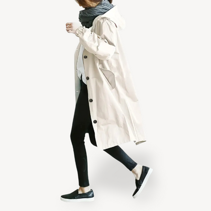 Ladies Classic Dark Parka Jacket