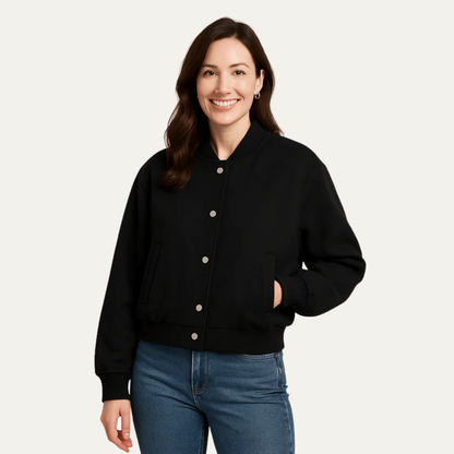 Women's Classic Tailored Coat with Fleece Lined Vest