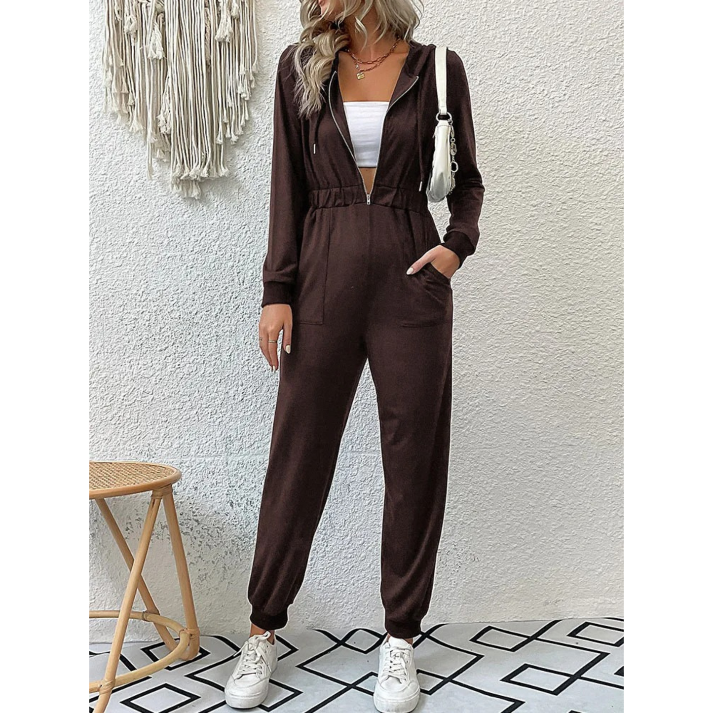 Relaxed Fit Women's Sports Jumpsuit