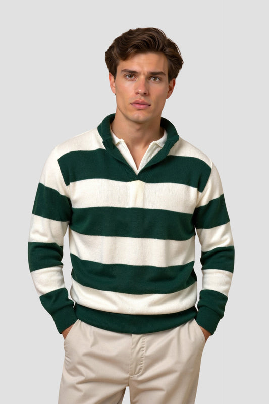 Classic Luxe Colorblock Sweater - OutfitLondon