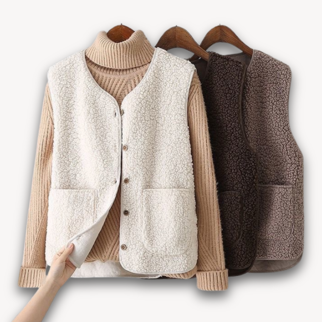 Warm Cozy Fleece Vest for Women