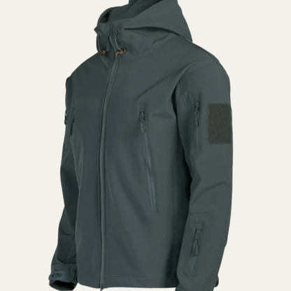 Men's Simple Pullover Sweatshirt with Adjustable Hood