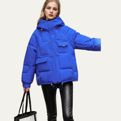 Waterproof Short Puffer Coat for Women
