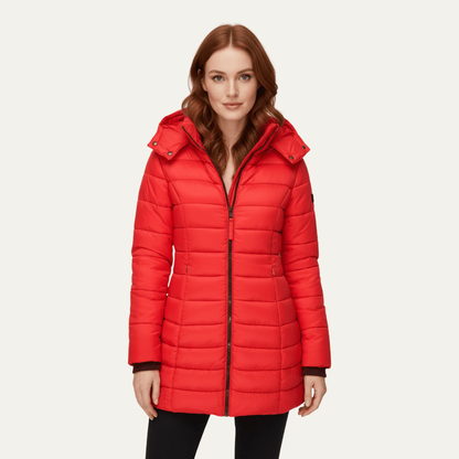 Slim Fit Women's Water Resistant Puffer Jacket
