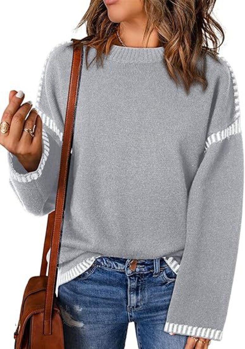 Cozy Bright Crew Neck Sweater