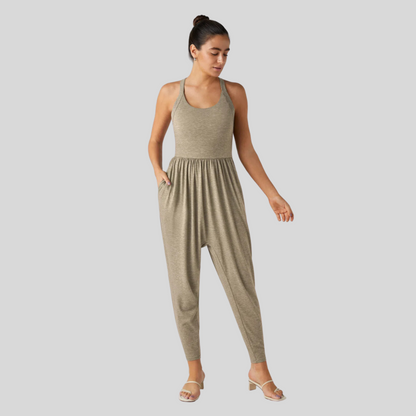 Relaxing Sleeveless Loungewear Jumpsuit