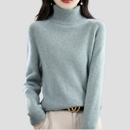 Ladies' Simple Round Neck Pullover