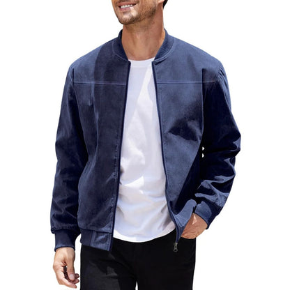 Luxury Brown Leather Mens Jacket