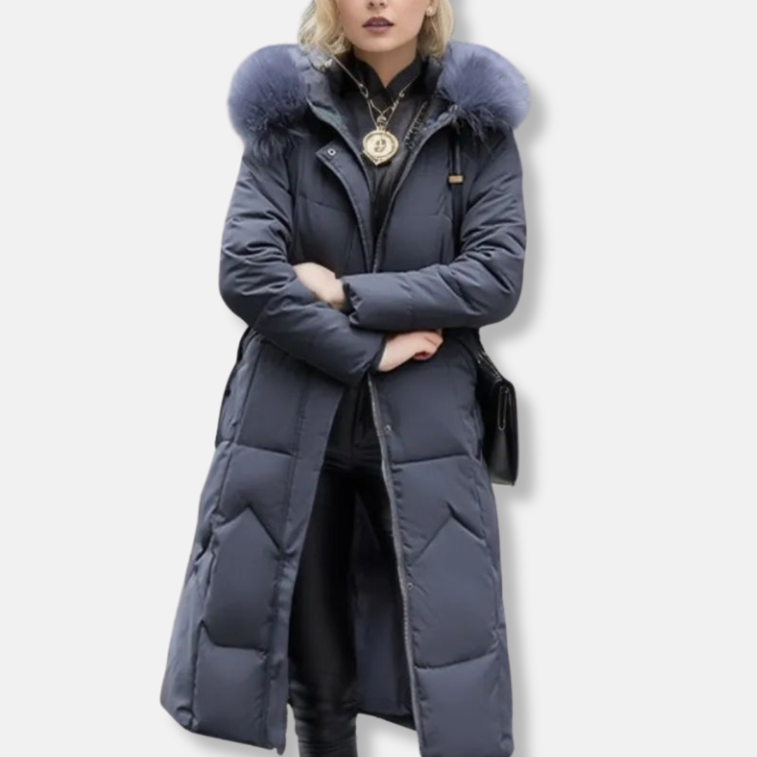 Warm Quilted Puffer Parka Coat