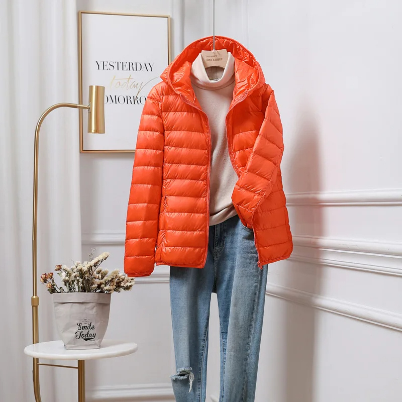 Comfortable Ladies Filled Parka Jacket