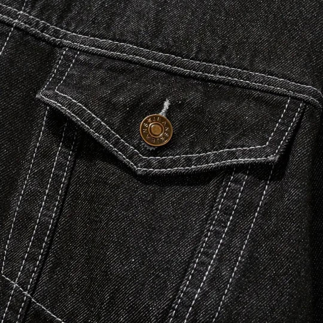 Relaxed Fit Classic Mens Denim Jacket