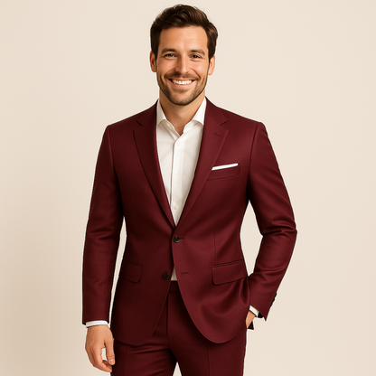 Classic 2 Piece Mens Formal Business Suit